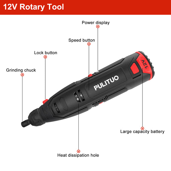 PULITUO 12V battery multifunctional tool
