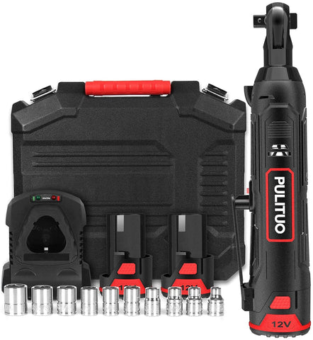 PULITUO 3/8" Cordless Ratchet Wrench