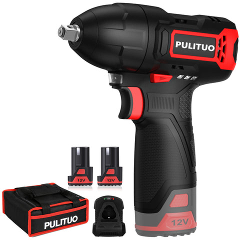 PULITUO 3/8'' Cordless Impact Wrench